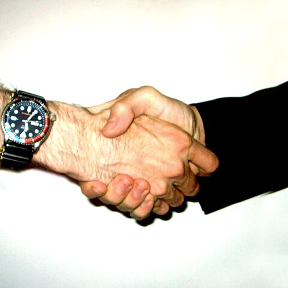 handshake closeup